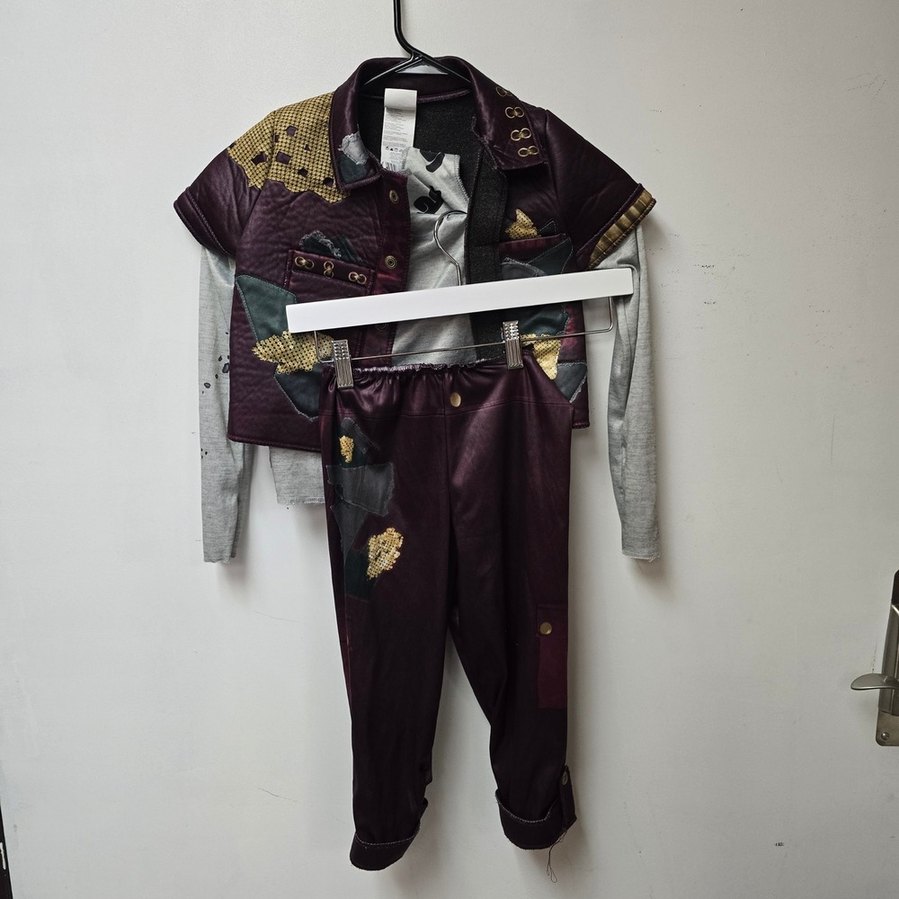 Disney Zombies Eliza Costume Set Girls Size S 4-6X Disguise Halloween Outfit